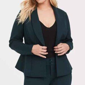 Studio By Torrid Luxe Ponte Peplum Blazer